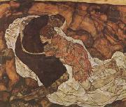 Egon Schiele Death and the Maiden (mk20) oil on canvas
